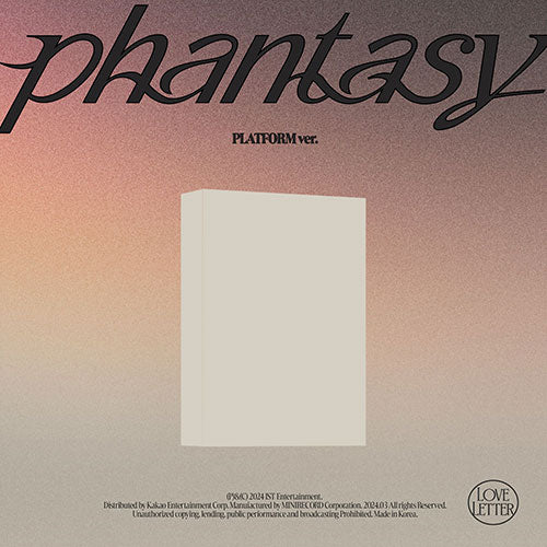 THE BOYZ - PHANTASY PT.3 LOVE LETTER 2ND FULL ALBUM PLATFORM