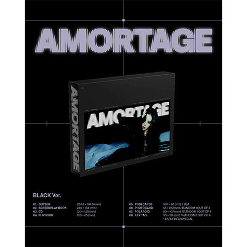 JISOO - AMORTAGE MINI ALBUM EXCLUSIVE EDITION