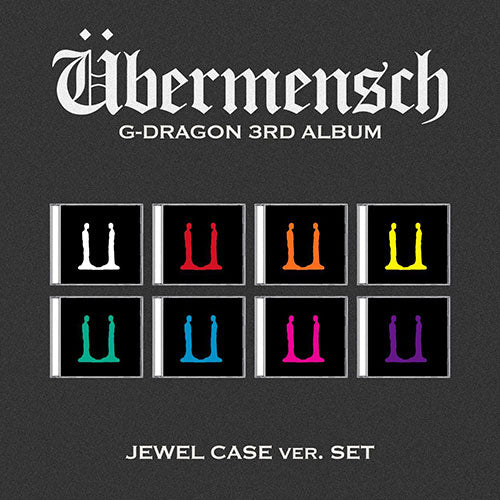 G-DRAGON - UBERMENSCH 3RD ALBUM JEWEL CASE VER