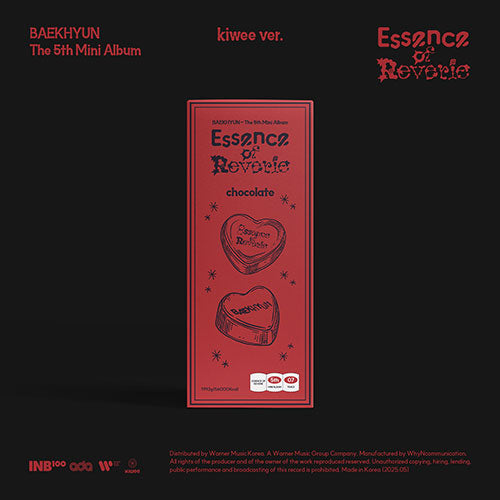 BAEKHYUN - ESSENCE OF REVERI 5TH MINI ALBUM PLATFORM ALBUM KIWEE VER
