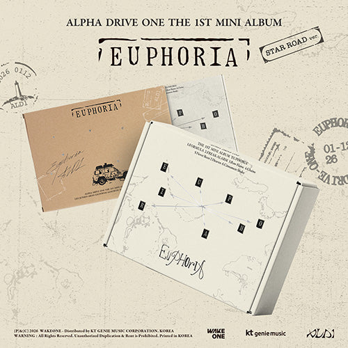 ALPHA DRIVE ONE - EUPHORIA 1ST MINI ALBUM STAR ROAD VER