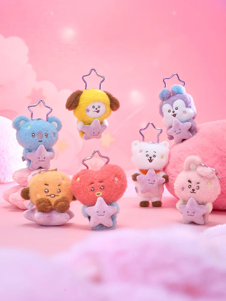BT21 - THE JOURNEY PURPLE STAR PLUSH KEYRING