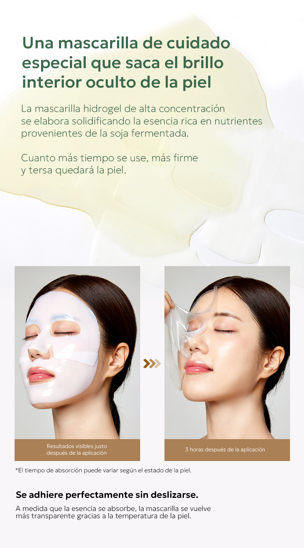 mixsoon Bean Hydrogel Mask Pack