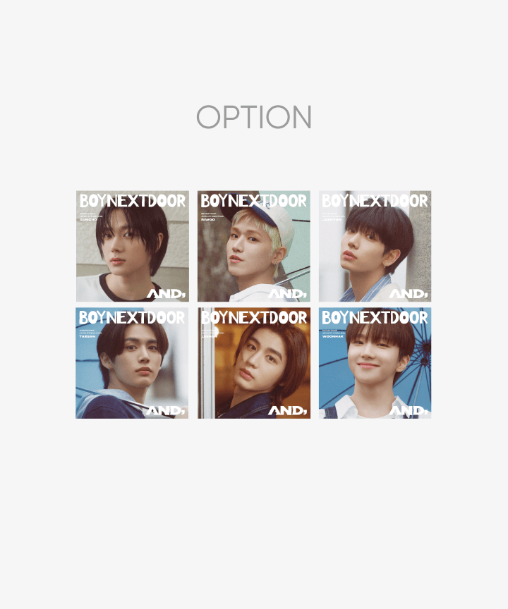 BOYNEXTDOOR - AND, JAPAN 1ST SINGLE ALBUM MEMBER SOLO JACKET EDITION