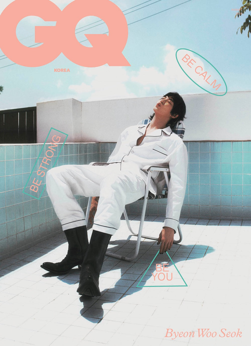 BYEON WOO SEOK - GQ KOREA MAGAZINE 2025 AUGUST ISSUE