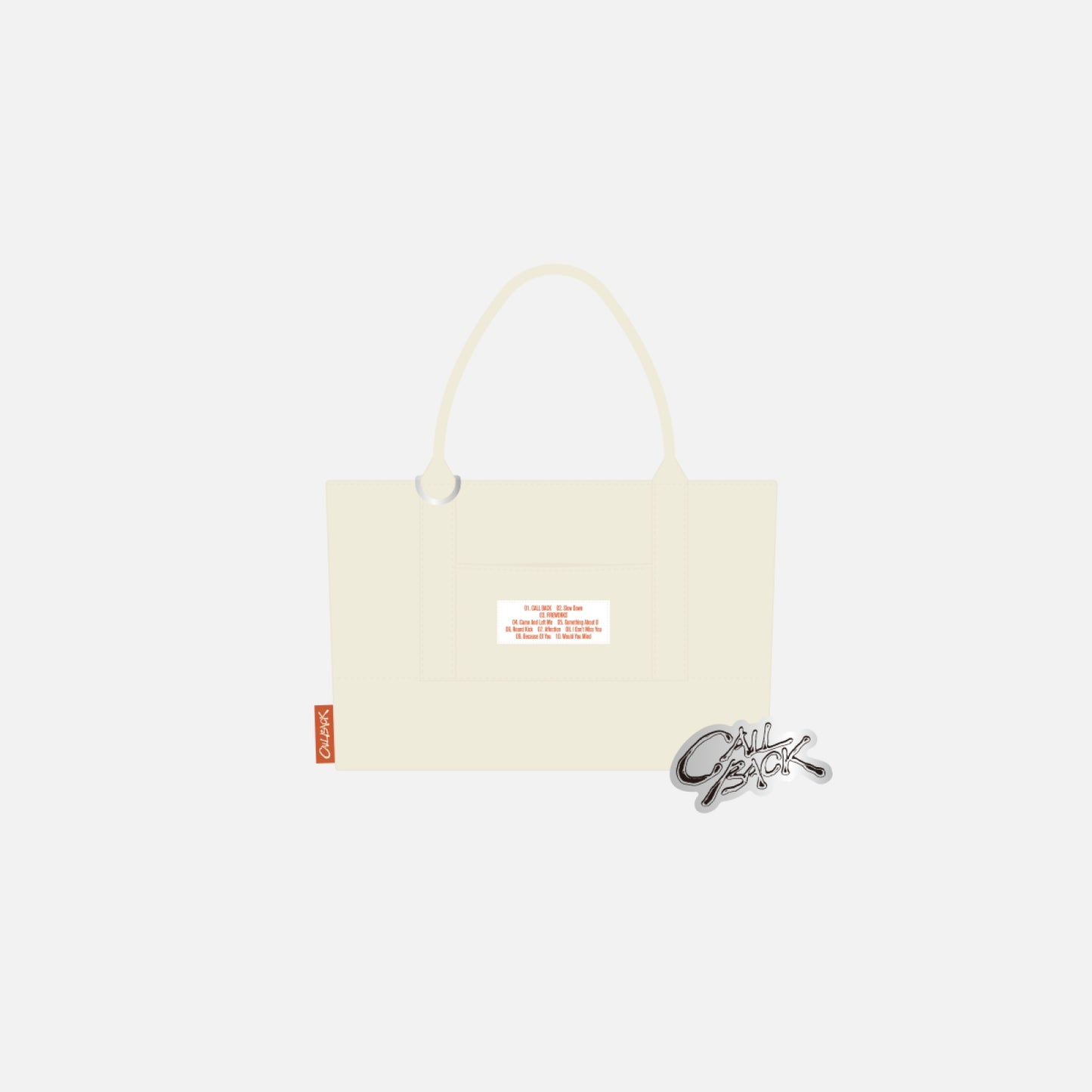 MINHO - TOTE BAG + BADGE SET_CALL BACK MD