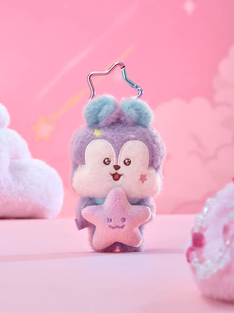BT21 - THE JOURNEY PURPLE STAR PLUSH KEYRING