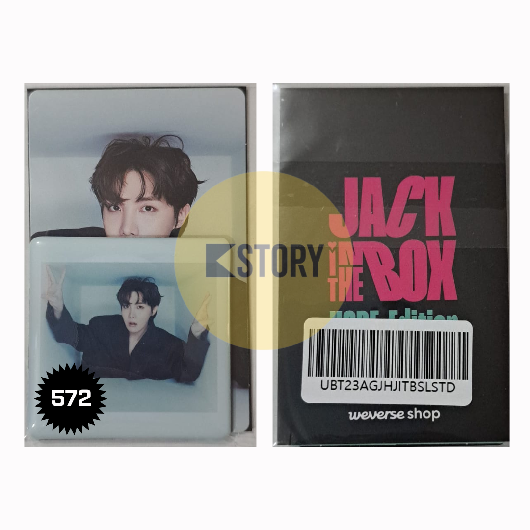 [Photocard 571-572] BTS J-HOPE - JACK IN THE BOX 1ST SINGLE ALBUM HOPE EDITION WEVERSE POB