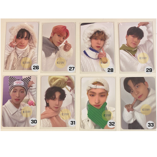 [Photocard#06] Ateez Snowman Factory (Signed)