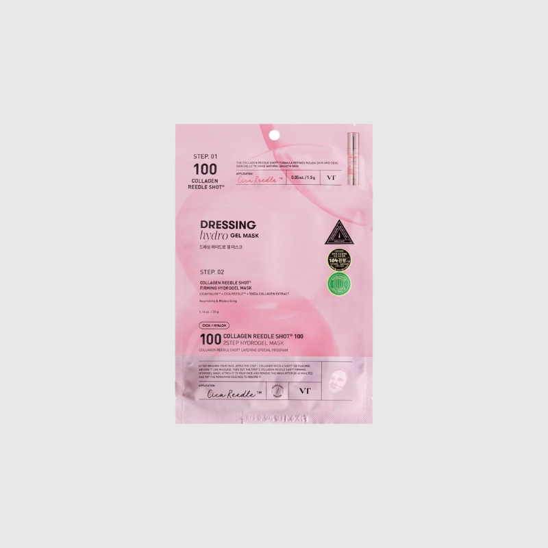 VT COSMETICS COLLAGEN REEDLE SHOT 100 2-STEP MASK