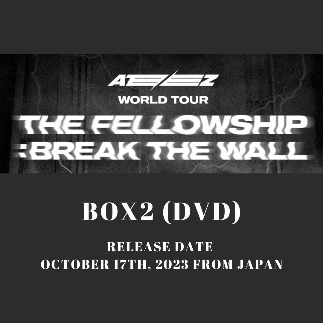 ATEEZ - THE FELLOWSHIP BREAK THE WALL BOX2 DVD