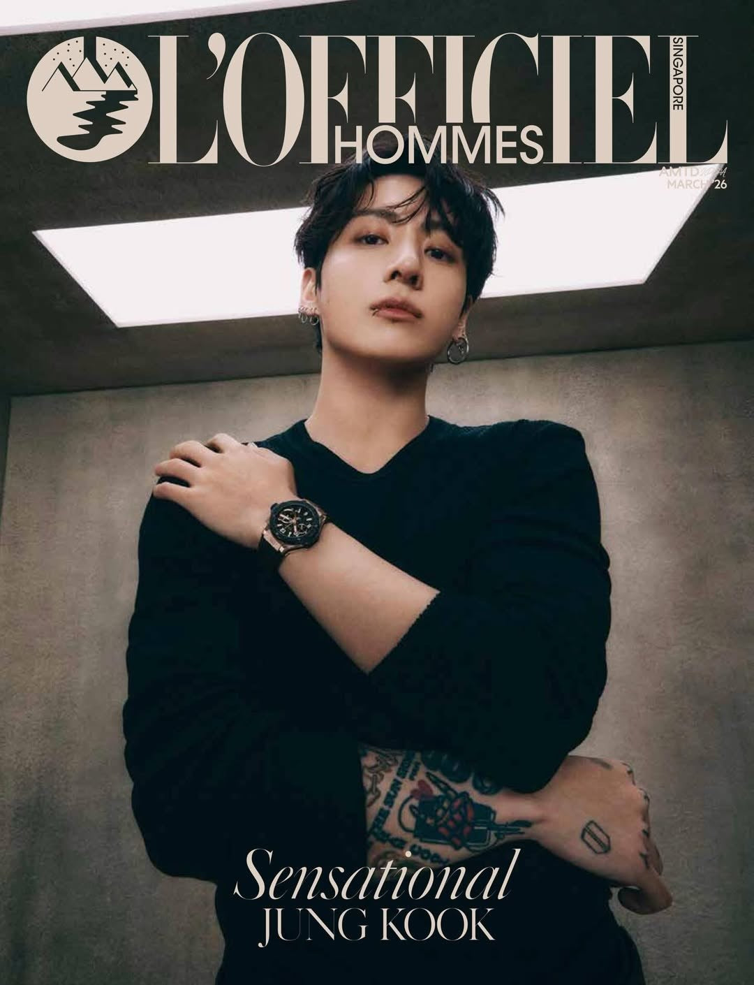 BTS Jungkook - lofficiel homme Singapore Magazine March 2026 Ver