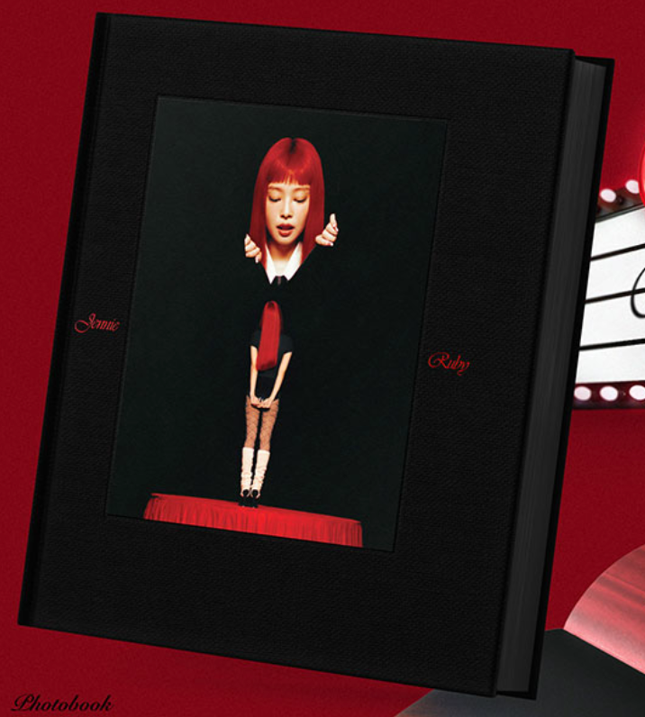 JENNIE - RUBY THE 1ST STUDIO ALBUM PHOTOBOOK