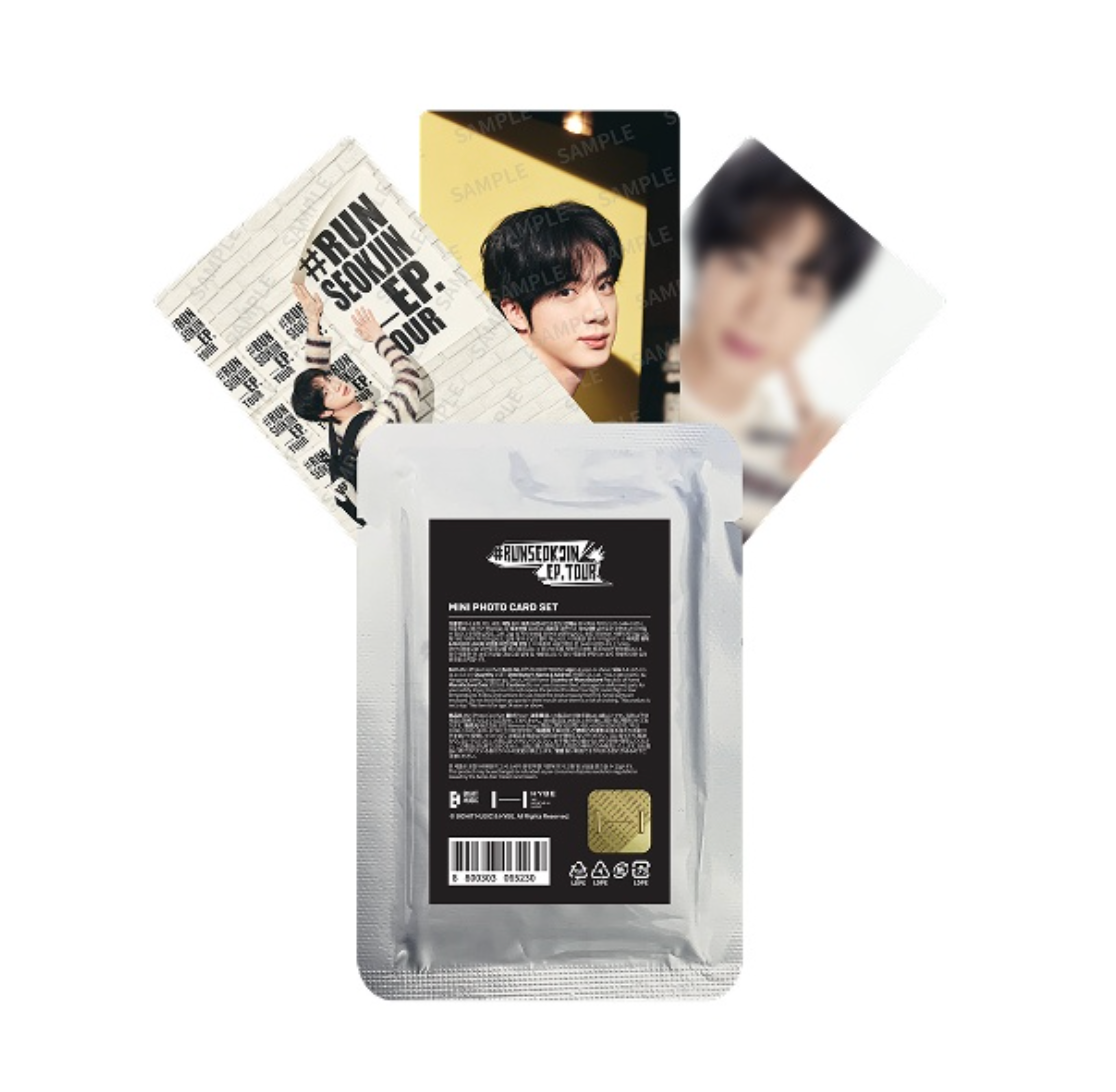 BTS JIN - RUNSEOKJIN OFFICIAL MD MINI PHOTOCARD SET