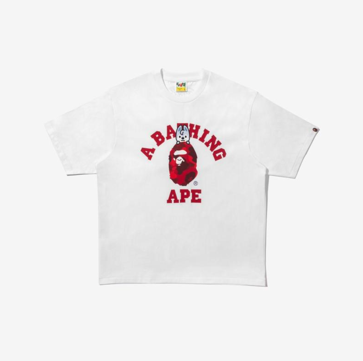 STRAY KIDS - BAPE X STRAY KIDS COLLABORATION OFFICIAL MD COLLEGE TEE M