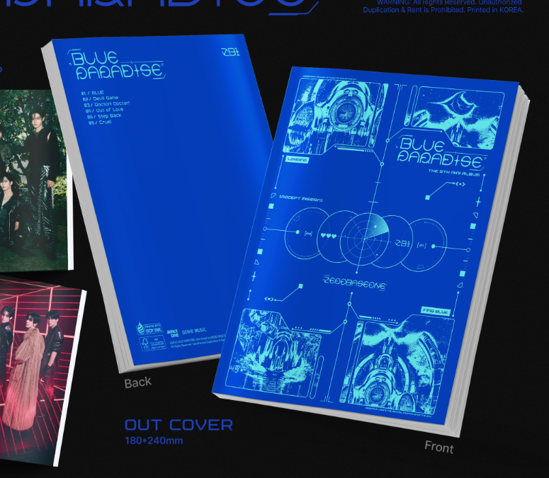 ZEROBASEONE - BLUE PARADISE 5TH MINI ALBUM STANDARD