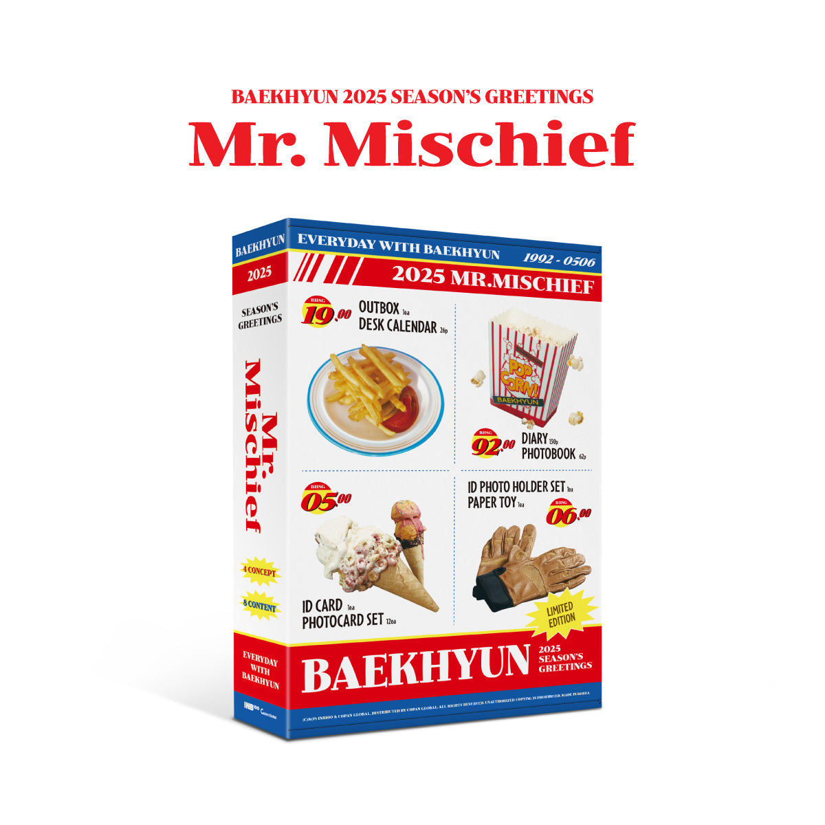 BAEKHYUN - MR. MISCHIEF 2025 SEASON'S GREETING