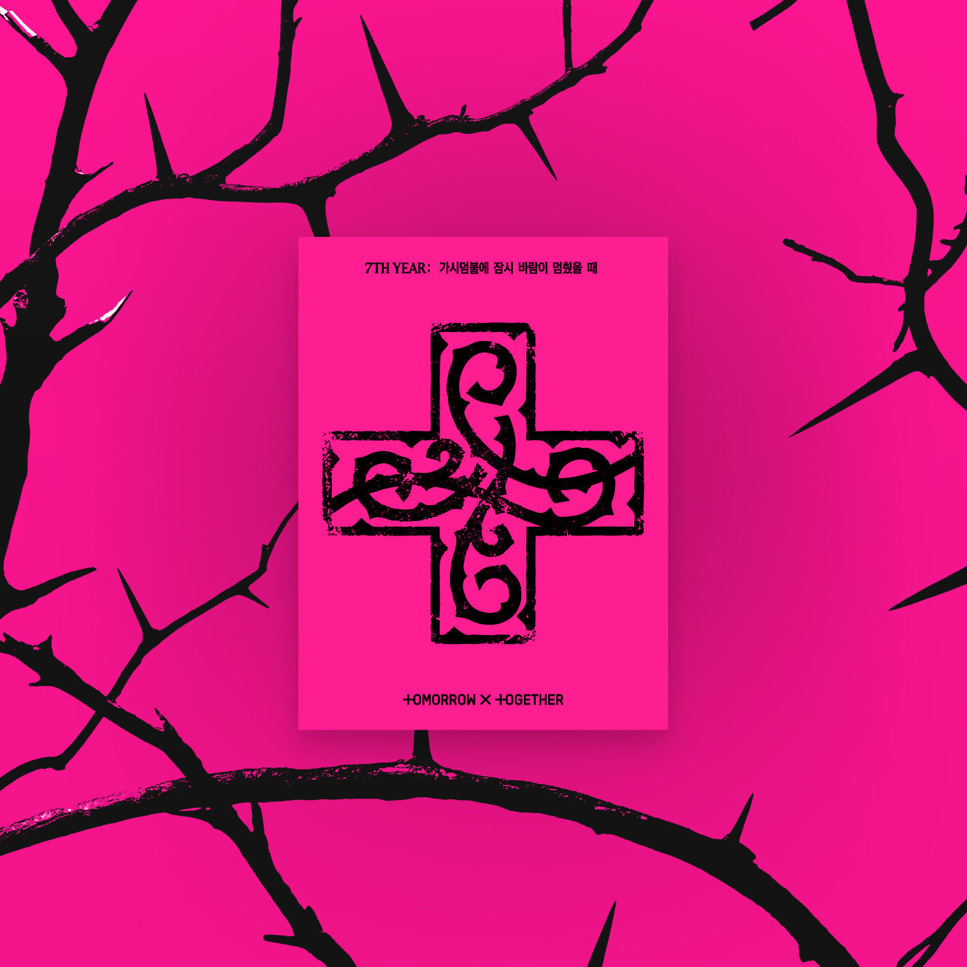TXT - 7TH YEAR: A MOMENT OF STILLNESS IN THE THORNS 8TH MINI ALBUM PPULBATU VER (WEVERSE ALBUMS VER)