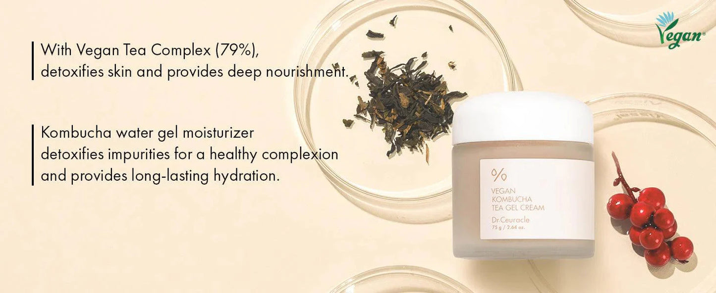 Dr.Ceuracle VEGAN KOMBUCHA TEA GEL CREAM