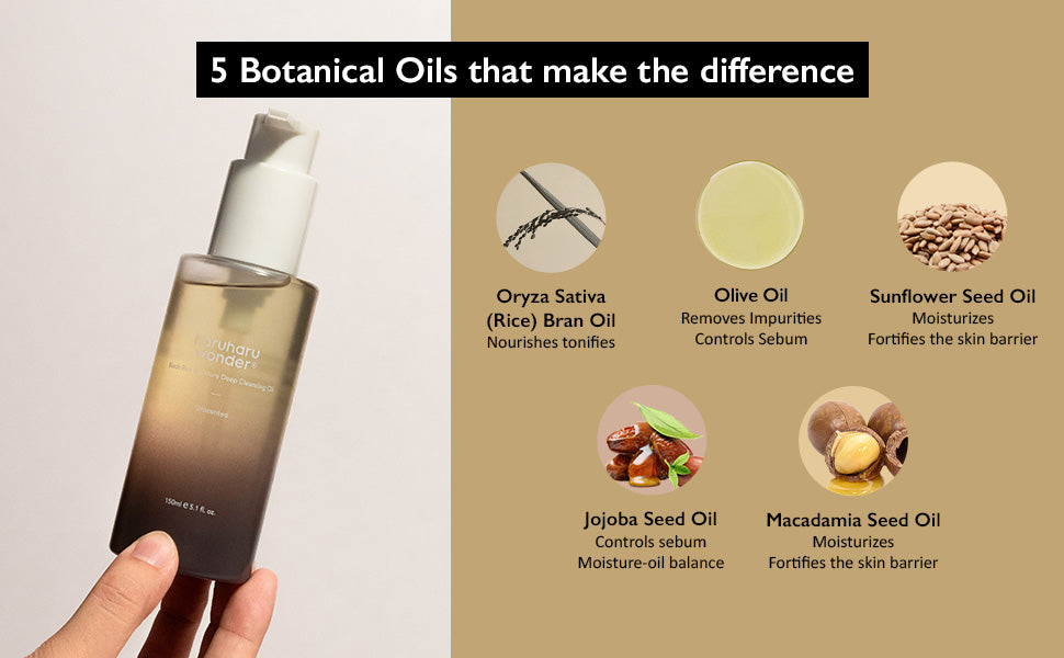 haruharu wonder Black Rice Moisture Deep Cleansing Oil