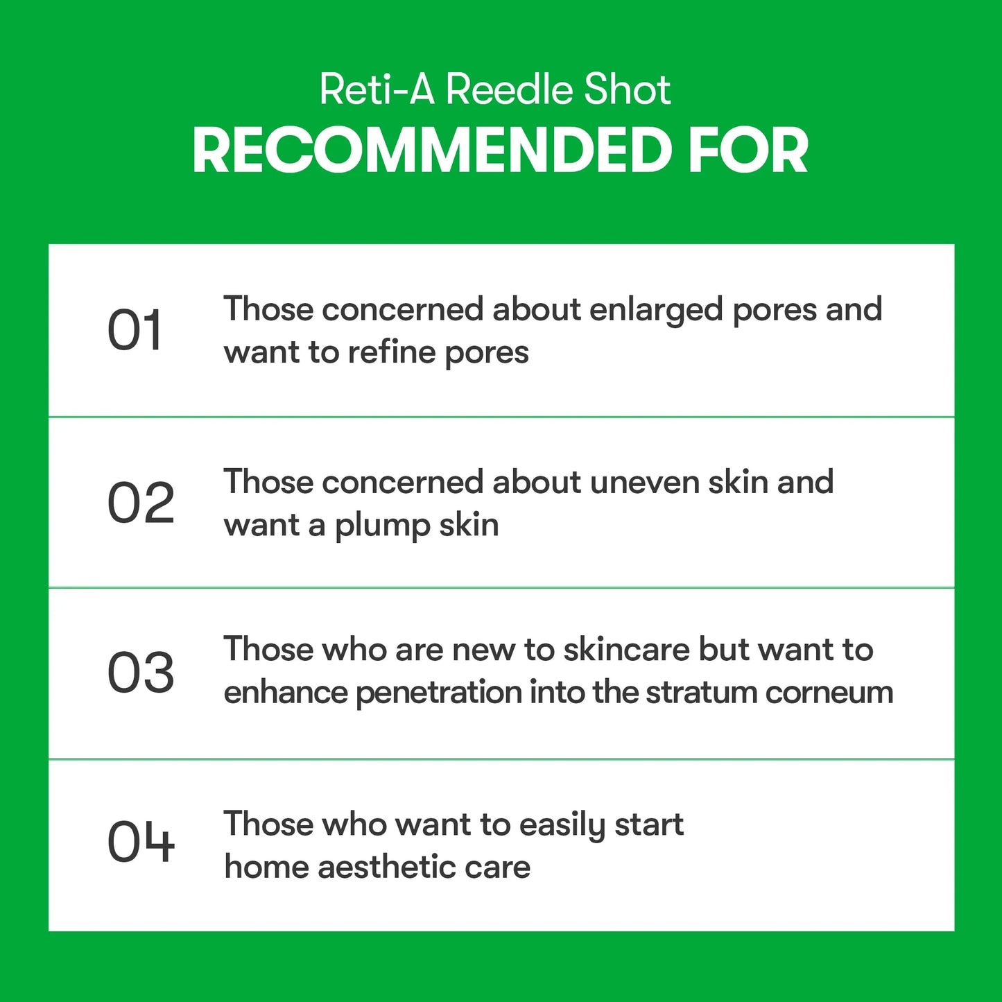 VT COSMETICS 100 RETI-A REEDLE SHOT STICK POUCH (10EA)