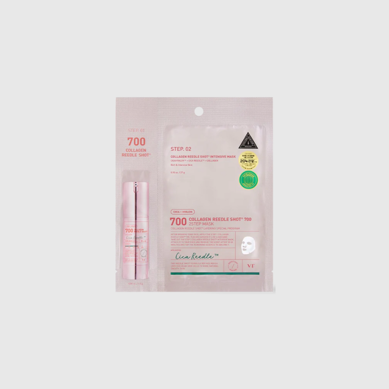 VT COSMETICS COLLAGEN REEDLE SHOT 700 2-STEP MASK