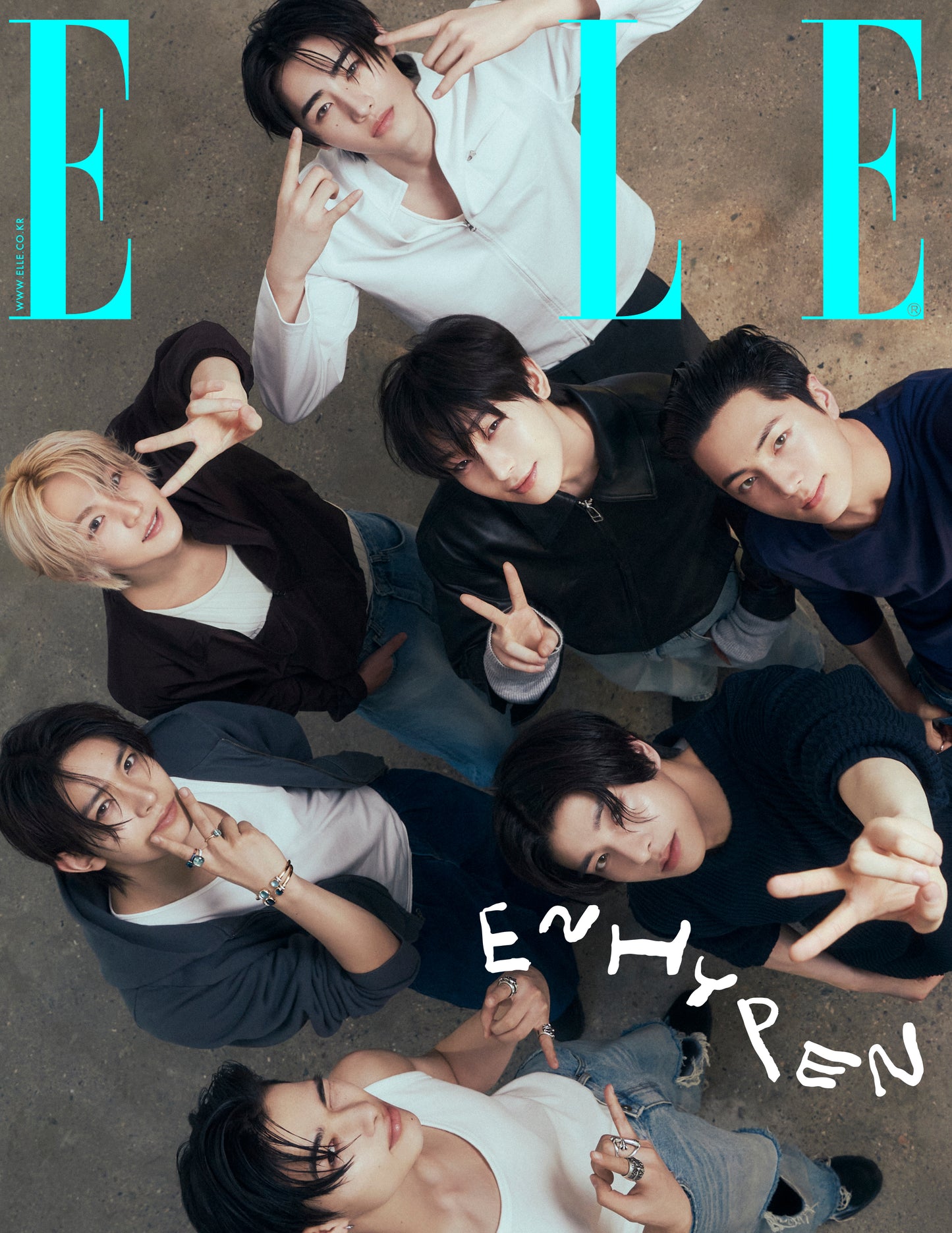 ENHYPEN - ELLE MAGAZINE 2025 APRIL ISSUE