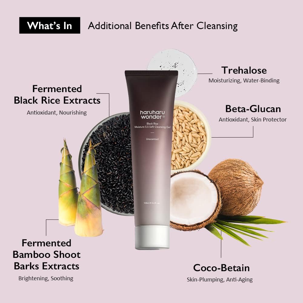 haruharu wonder Black Rice Moisture 5.5 Soft Cleansing Gel