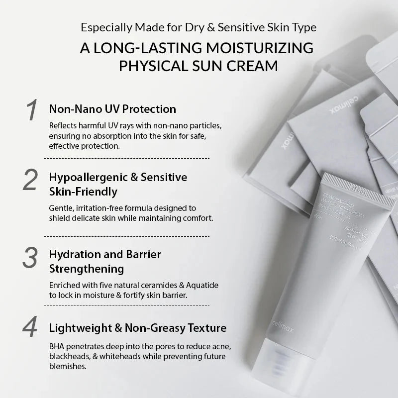 celimax Dual Barrier Watery Sun Cream SPF50+ PA++++