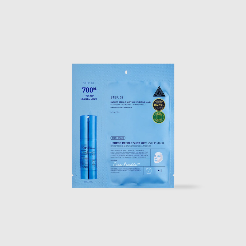 VT COSMETICS HYDROP REEDLE SHOT 700hL 2 STEP MASK