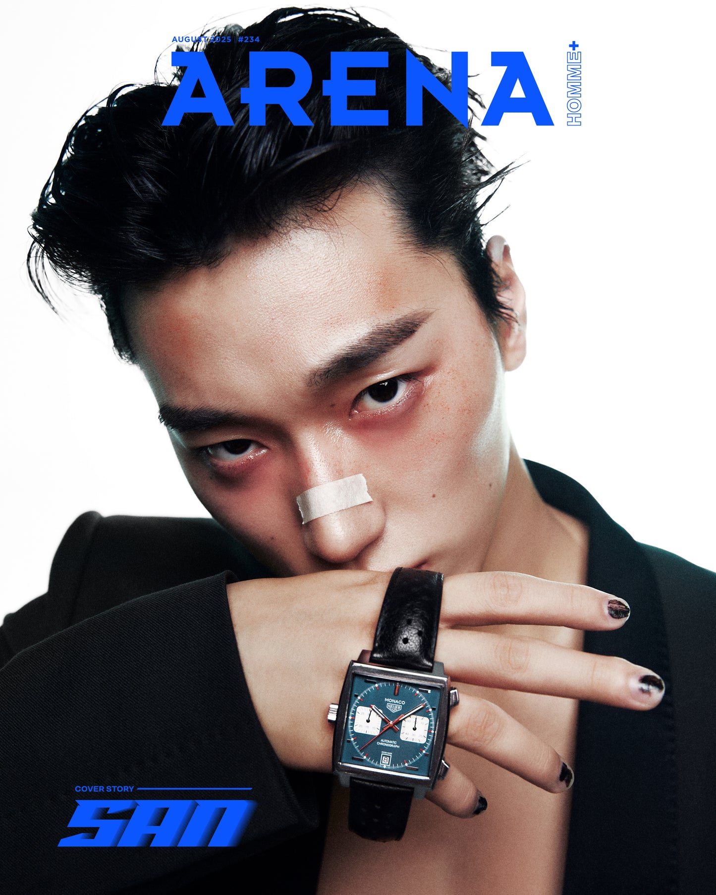 ATEEZ SAN - ARENA HOMME MAGAZINE 2025 AUGUST ISSUE