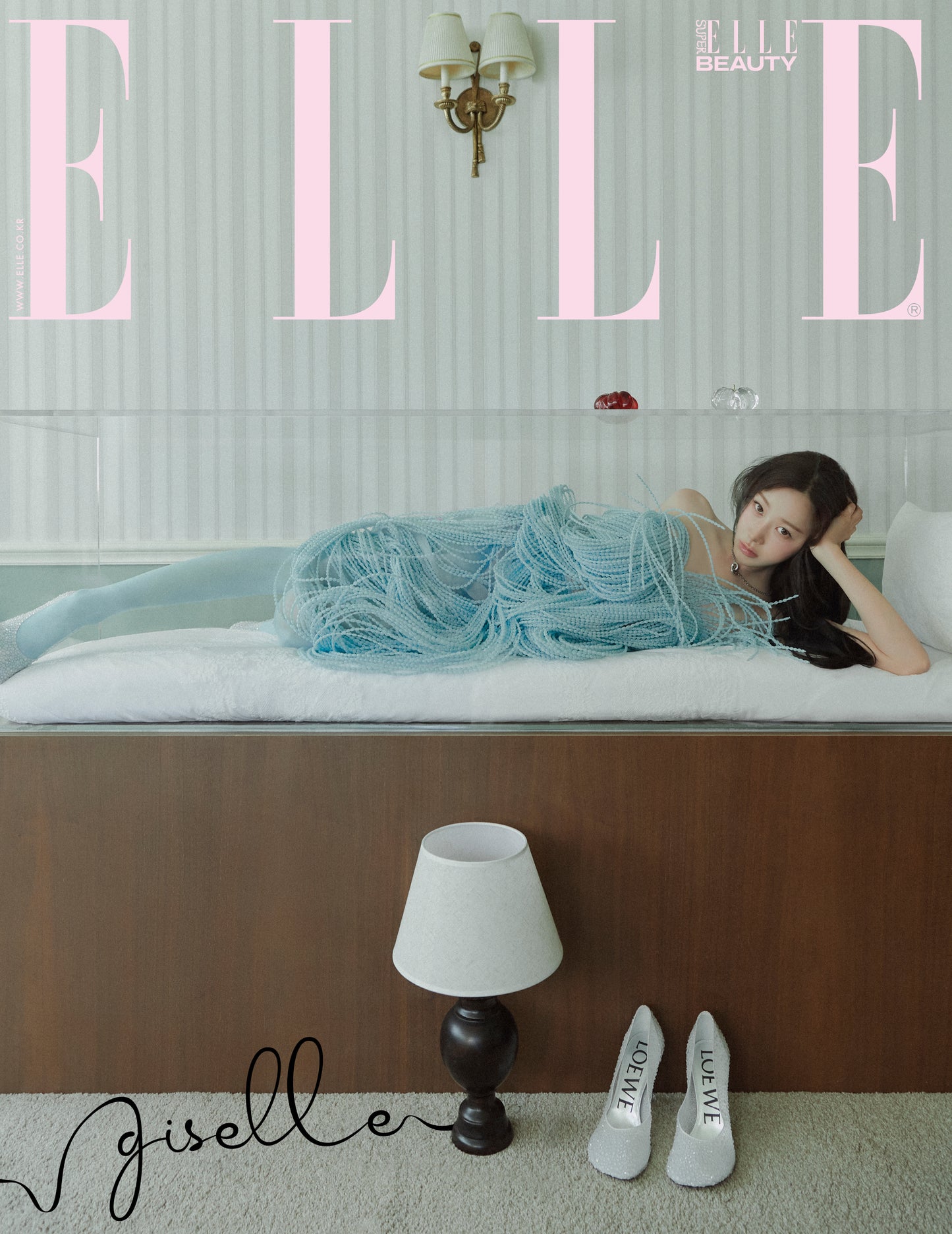 AESPA GISELLE - ELLE MAGAZINE 2025 AUGUST ISSUE COVER