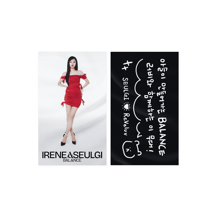 IRENE&SEULGI Balance in Seoul MD - SLOGAN