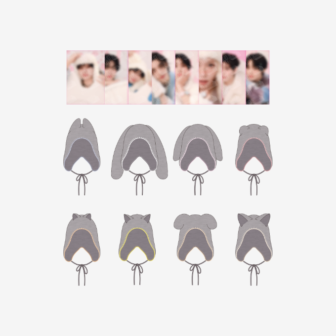 STRAY KIDS - SKZ 5'CLOCK 5TH FAN MEETING OFFICIAL MD BEANIE -LEE KNOW