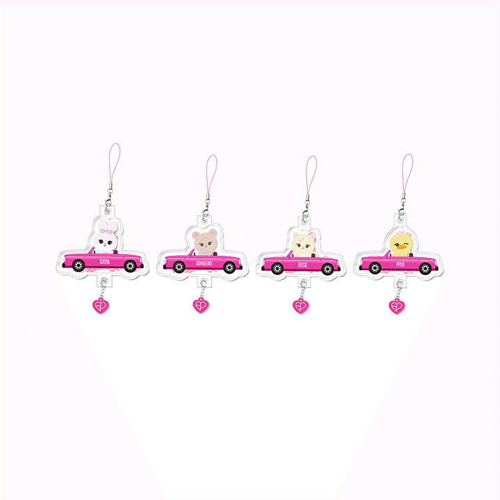 BLACKPINK - JUMP POP UP OFFICIAL MD CHARACTER AIRTUBE KEYRING