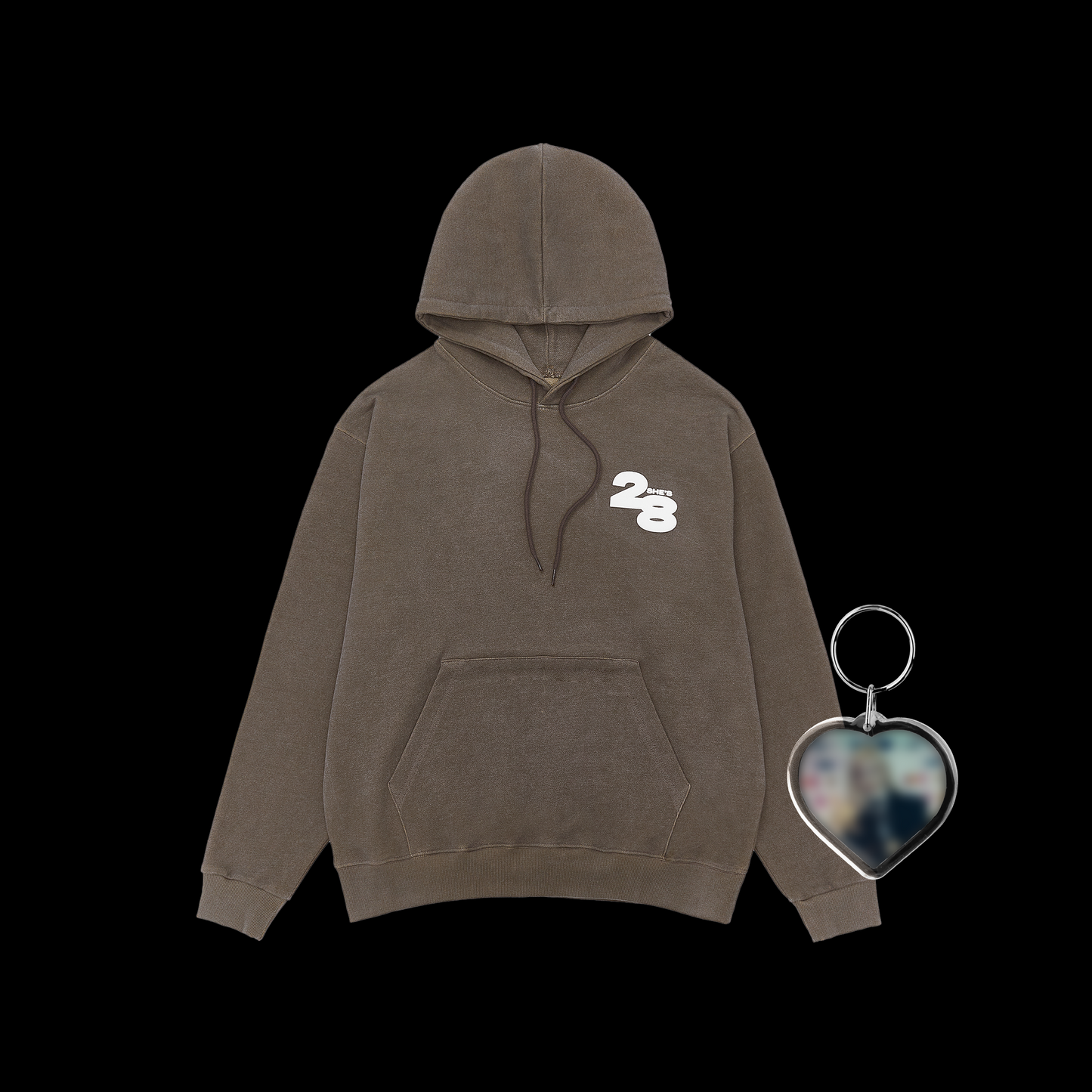 ROSE - SHE'S 28 BIRTHDAY OFFICIAL MD HOODIE CHOCOLATE VER