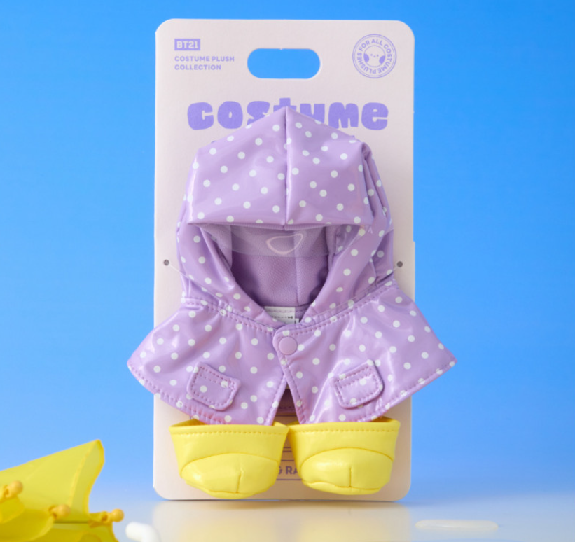 BT21 - RAINY DAY CLOSET RAINCOAT RAINBOOTS SET