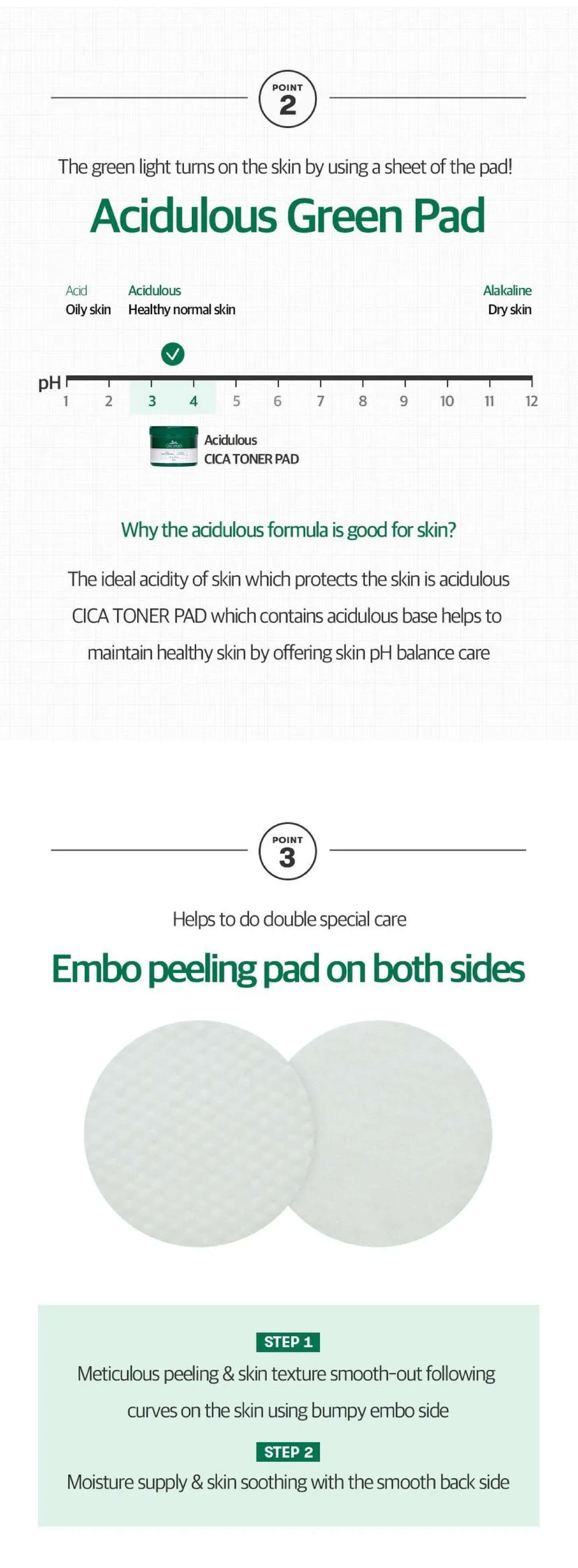 VT COSMETICS Cica Mild Toner Pad