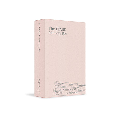 TAEYEON - THE TENSE MEMORY BOX CONCERT DIGITAL CODE