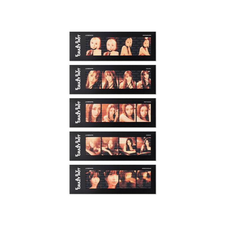 LE SSERAFIM - EASY CRAZY HOT 2025 TOUR OFFICIAL MD FILM PHOTO SET