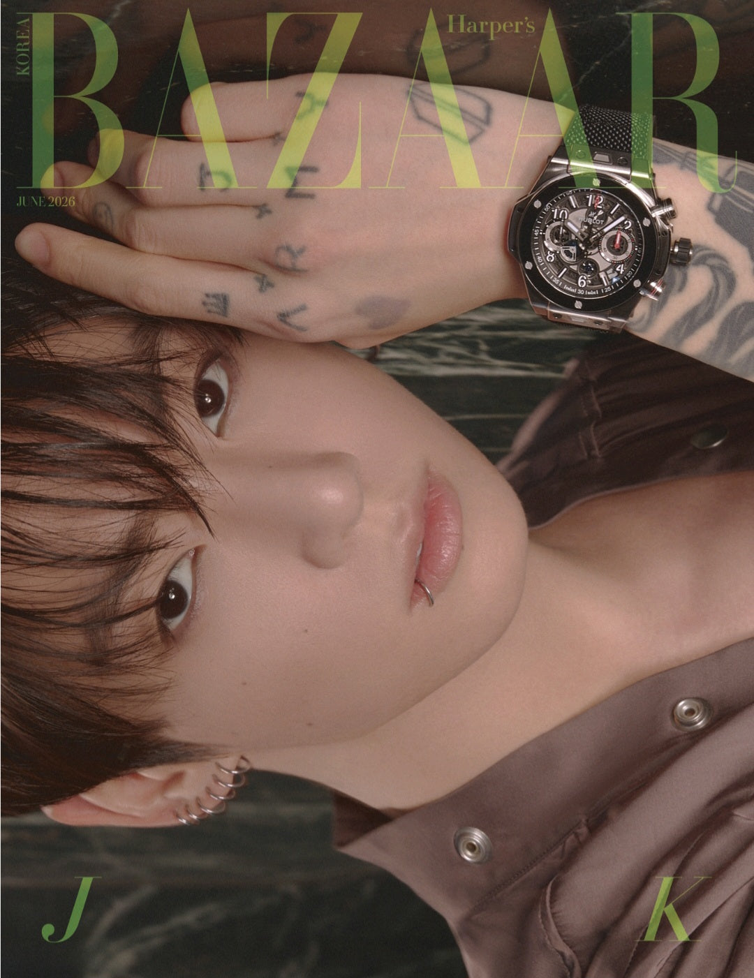 BTS JUNG KOOK - BAZAAR MAGAZINE 2026 JUNE ISSUE PACKAGE SET (6ea)