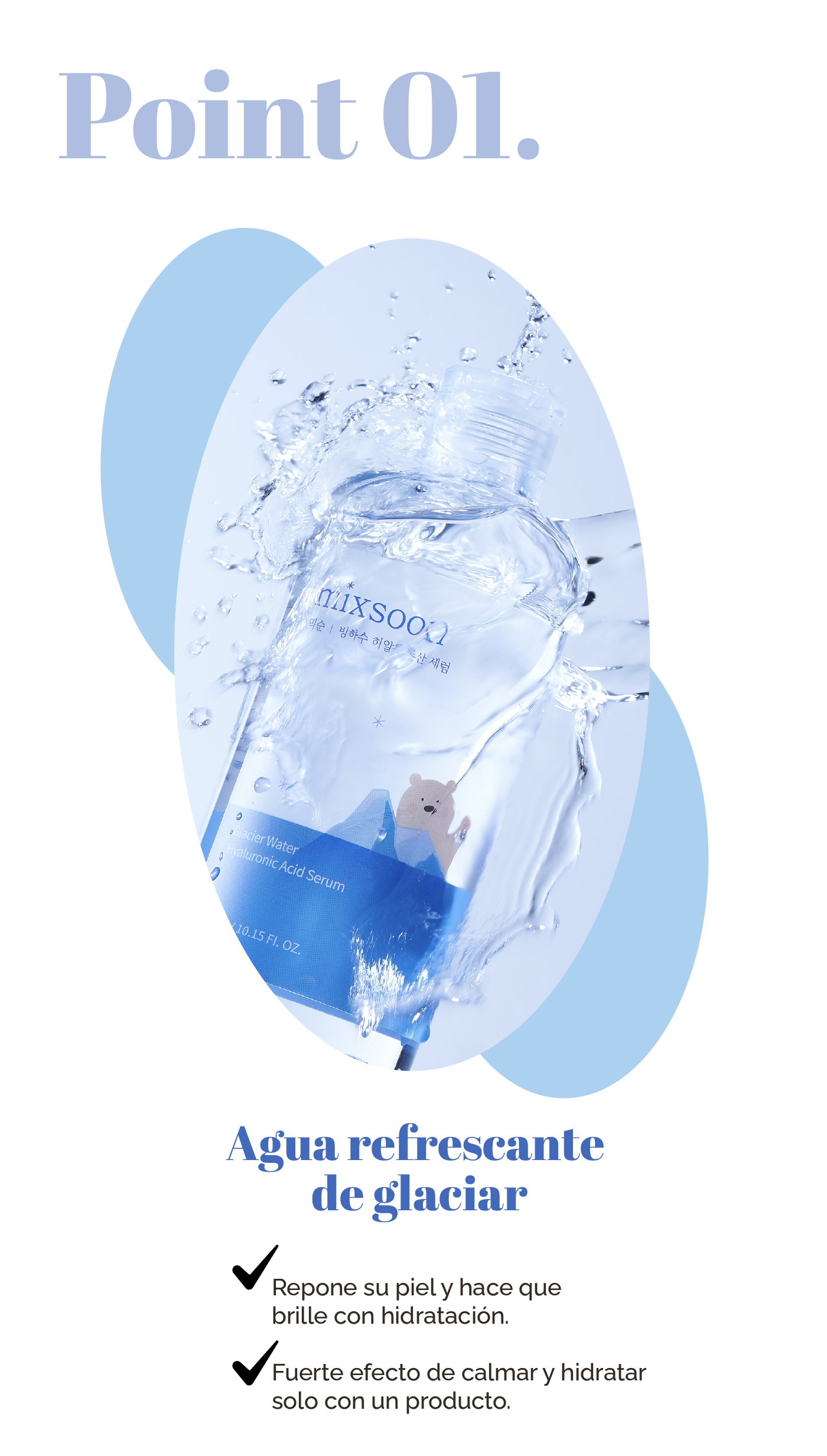 mixsoon Glacier water hyaluronic serum