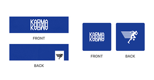 STRAY KIDS - KARMA POP UP STORE OFFICIAL MD HEAD BAND & SWEAT BAND SET