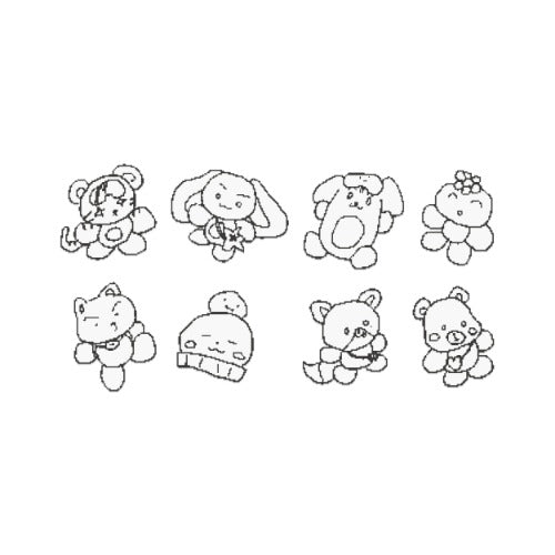 ATEEZ - 8ROOM 7TH ANNIVERSARY POP-UP OFFICIAL MD IRON-ON CUSTOM STICKER (M-CHARACTER)