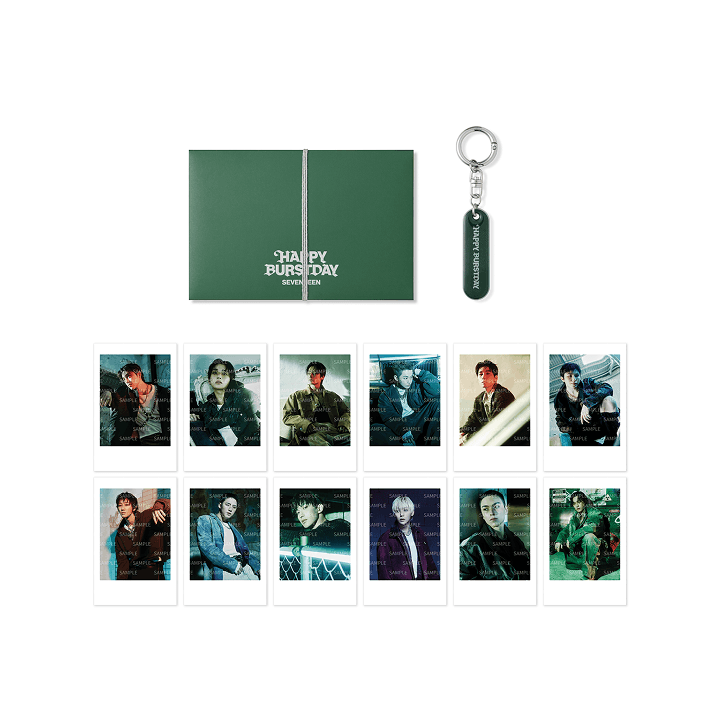SEVENTEEN - HAPPY BURSTDAY OFFICIAL MD INSTANT PHOTO & ACRYLIC KEYRING SET (NEW ESCAPE VER.)