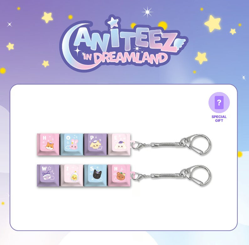 ATEEZ - ANITEEZ IN THE DREAMLAND OFFICIAL MD KEY-CAP KEYRING