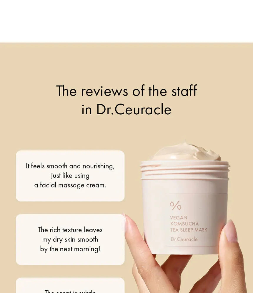 Dr.Ceuracle VEGAN KOMBUCHA TEA SLEEP MASK