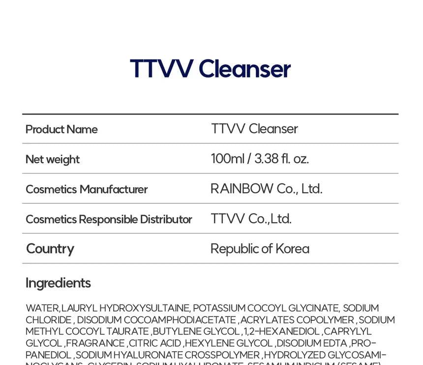 TTVV Cleanser