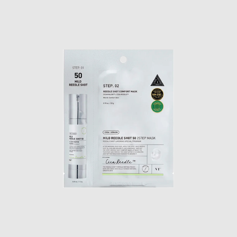 VT COSMETICS Mild Reedle Shot 50 2-Step Mask