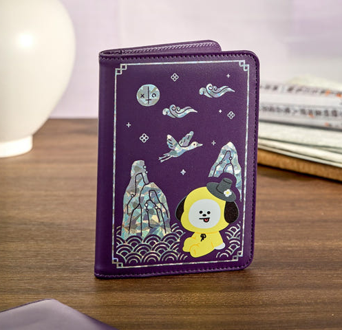 BT21 - PREMIUM K EDITION MOTHER OF PEARL GRAPHIC PASSPORT CASE